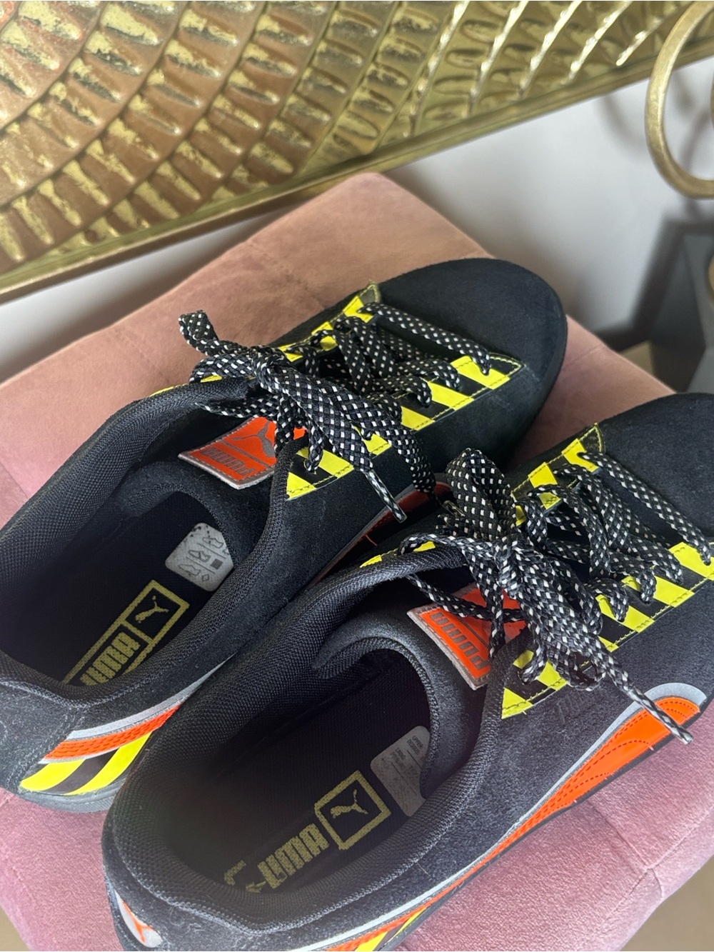 Men Puma Black Hazard Sneakers ☣️☢️⚠️ - Picture 6 of 9
